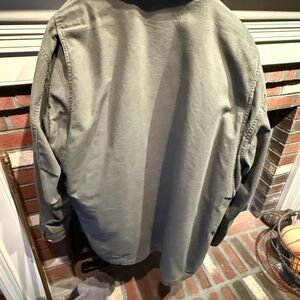 L.L. Bean Men's Olive Lightweight Shirt Jacket